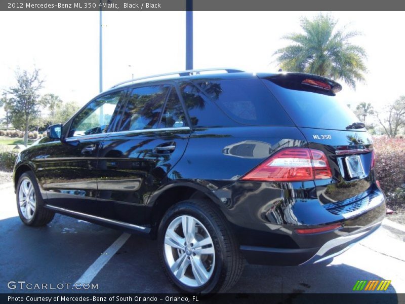 Black / Black 2012 Mercedes-Benz ML 350 4Matic