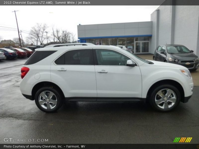Summit White / Jet Black 2013 Chevrolet Equinox LTZ AWD