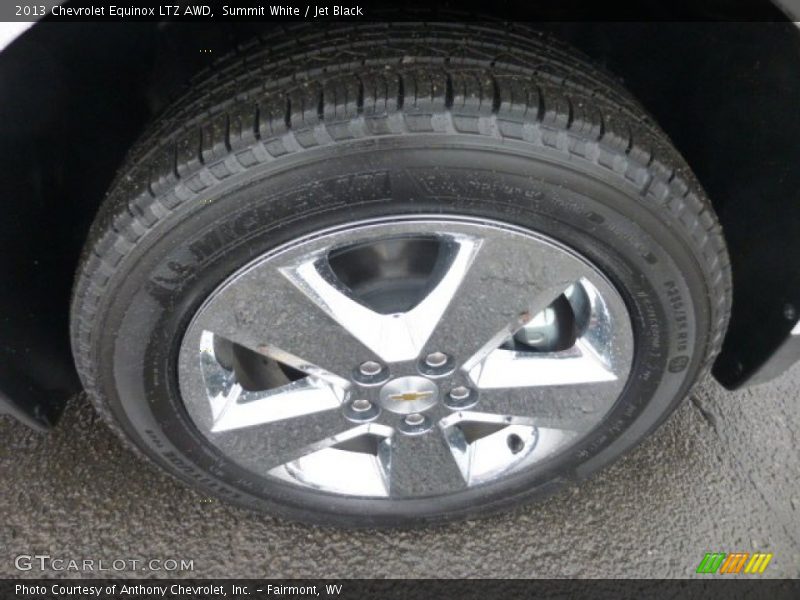 Summit White / Jet Black 2013 Chevrolet Equinox LTZ AWD