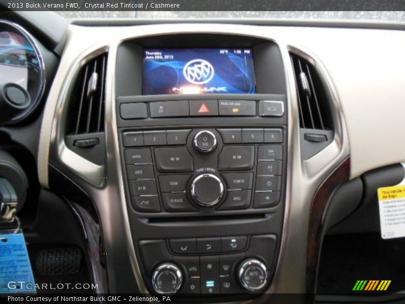 Crystal Red Tintcoat / Cashmere 2013 Buick Verano FWD