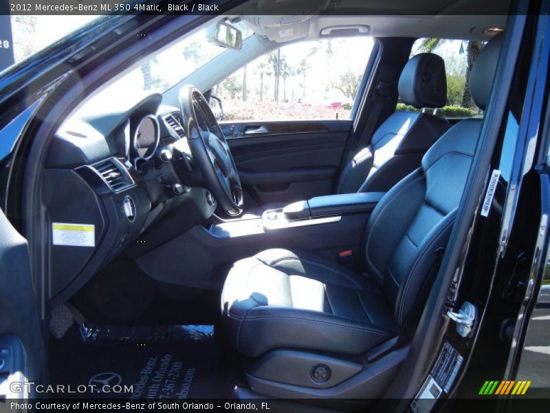 Black / Black 2012 Mercedes-Benz ML 350 4Matic