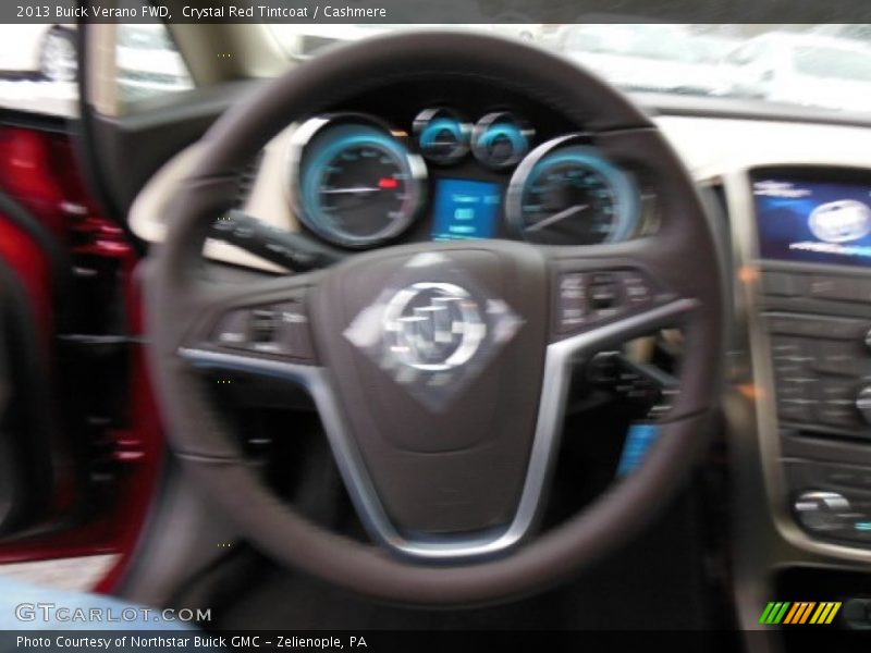 Crystal Red Tintcoat / Cashmere 2013 Buick Verano FWD