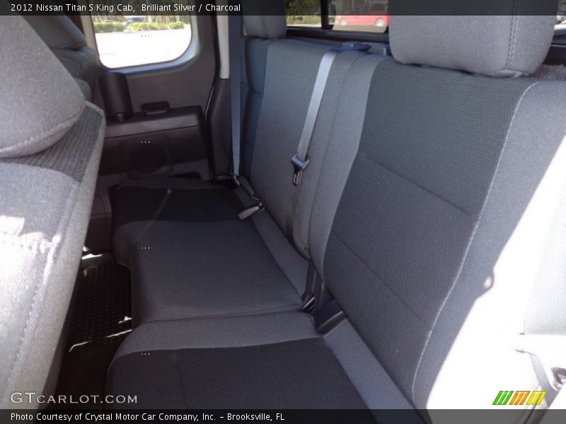 Brilliant Silver / Charcoal 2012 Nissan Titan S King Cab