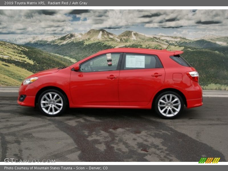 Radiant Red / Ash Gray 2009 Toyota Matrix XRS