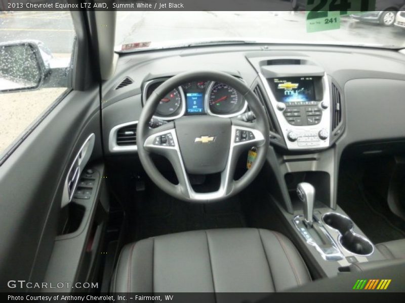 Summit White / Jet Black 2013 Chevrolet Equinox LTZ AWD