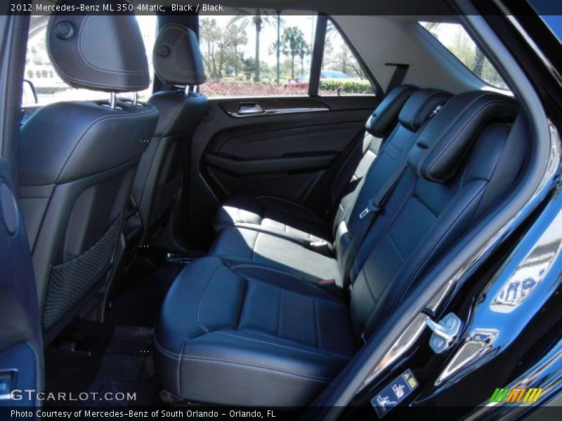 Black / Black 2012 Mercedes-Benz ML 350 4Matic