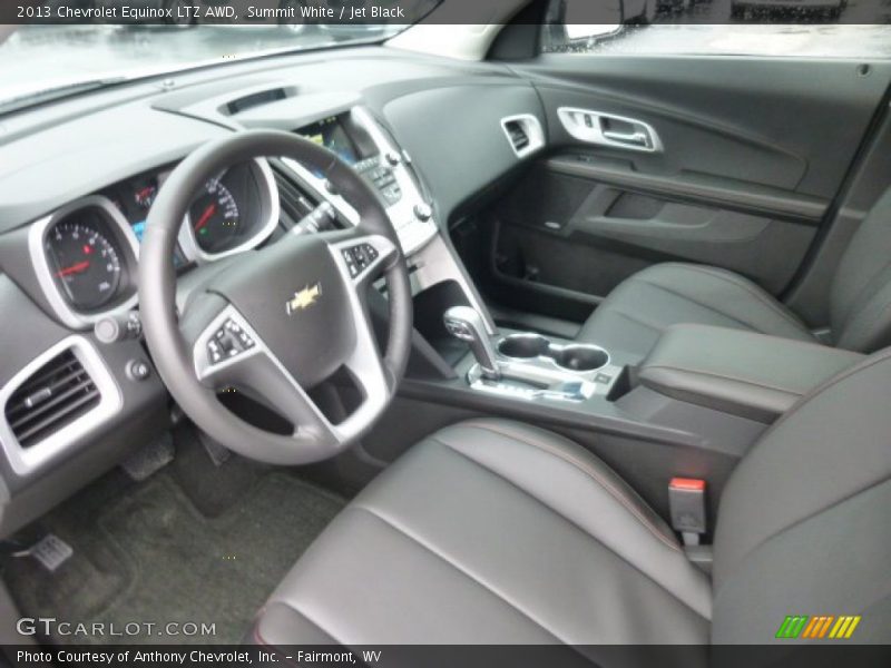 Summit White / Jet Black 2013 Chevrolet Equinox LTZ AWD