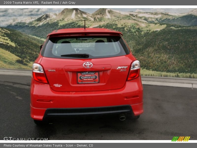 Radiant Red / Ash Gray 2009 Toyota Matrix XRS