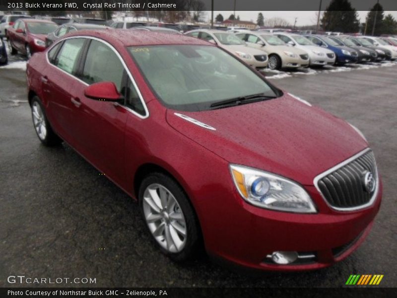 Crystal Red Tintcoat / Cashmere 2013 Buick Verano FWD