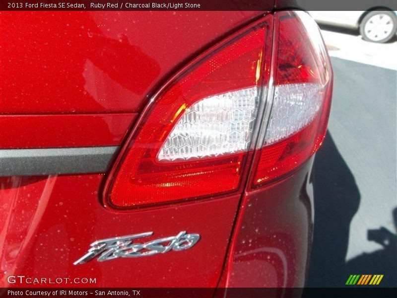 Ruby Red / Charcoal Black/Light Stone 2013 Ford Fiesta SE Sedan