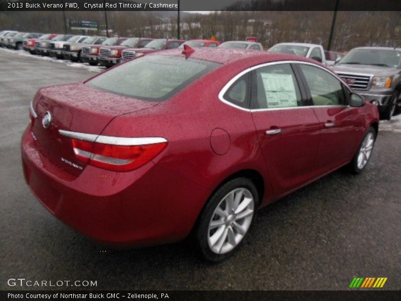 Crystal Red Tintcoat / Cashmere 2013 Buick Verano FWD