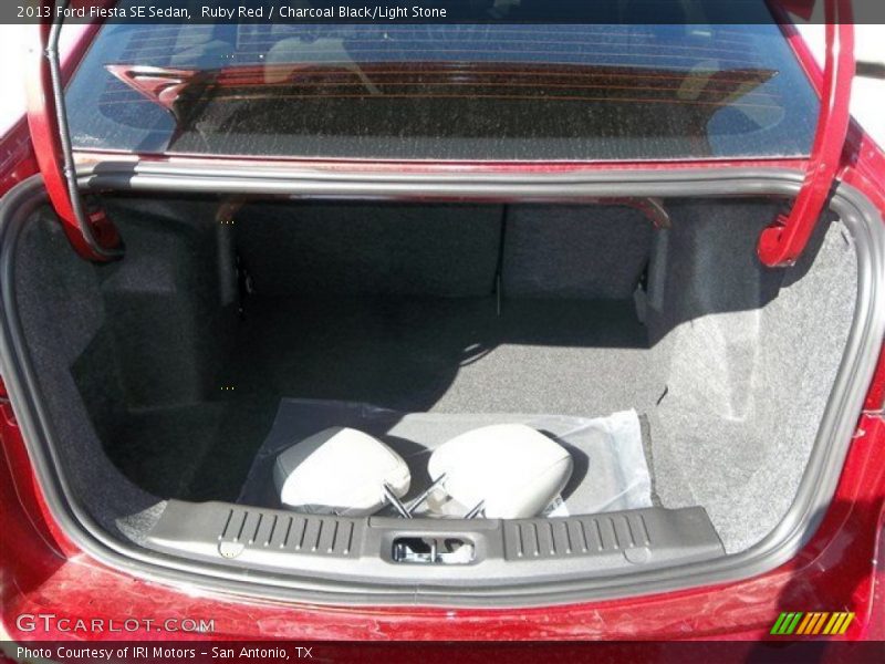 Ruby Red / Charcoal Black/Light Stone 2013 Ford Fiesta SE Sedan