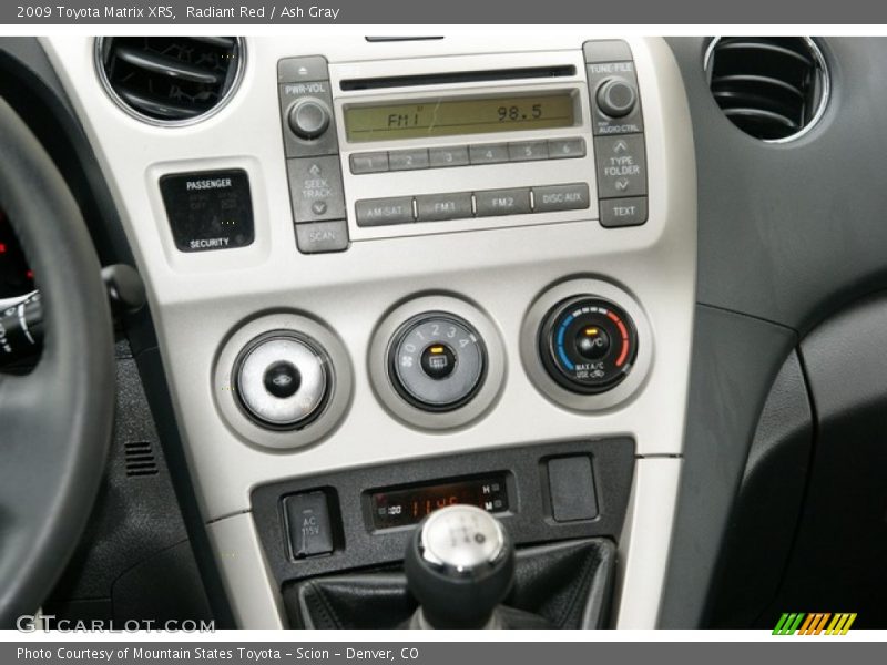 Radiant Red / Ash Gray 2009 Toyota Matrix XRS