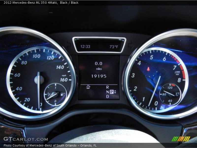 Black / Black 2012 Mercedes-Benz ML 350 4Matic