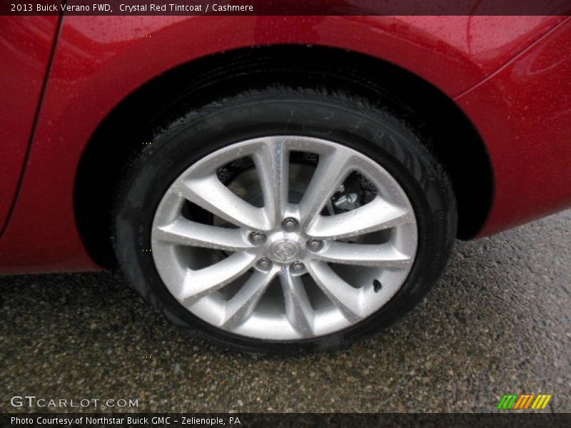 Crystal Red Tintcoat / Cashmere 2013 Buick Verano FWD