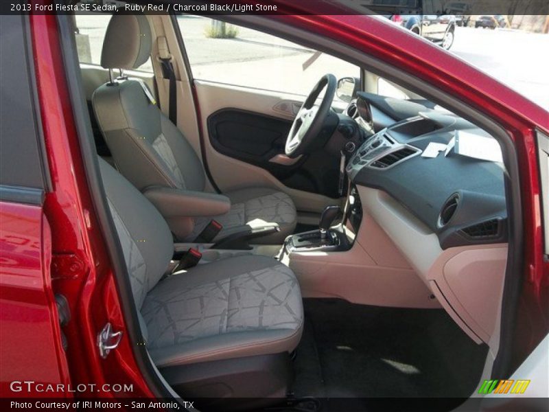 Ruby Red / Charcoal Black/Light Stone 2013 Ford Fiesta SE Sedan