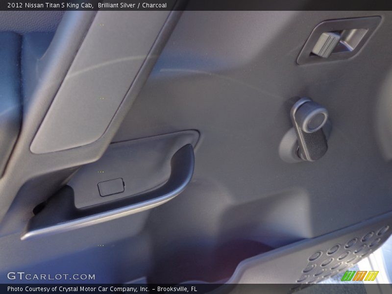 Brilliant Silver / Charcoal 2012 Nissan Titan S King Cab