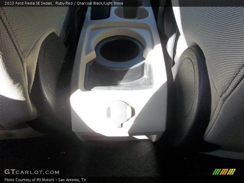 Ruby Red / Charcoal Black/Light Stone 2013 Ford Fiesta SE Sedan