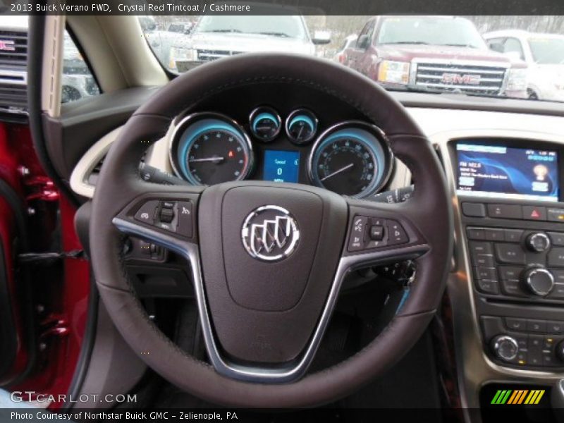 Crystal Red Tintcoat / Cashmere 2013 Buick Verano FWD