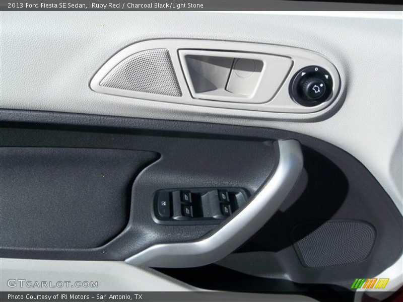 Ruby Red / Charcoal Black/Light Stone 2013 Ford Fiesta SE Sedan