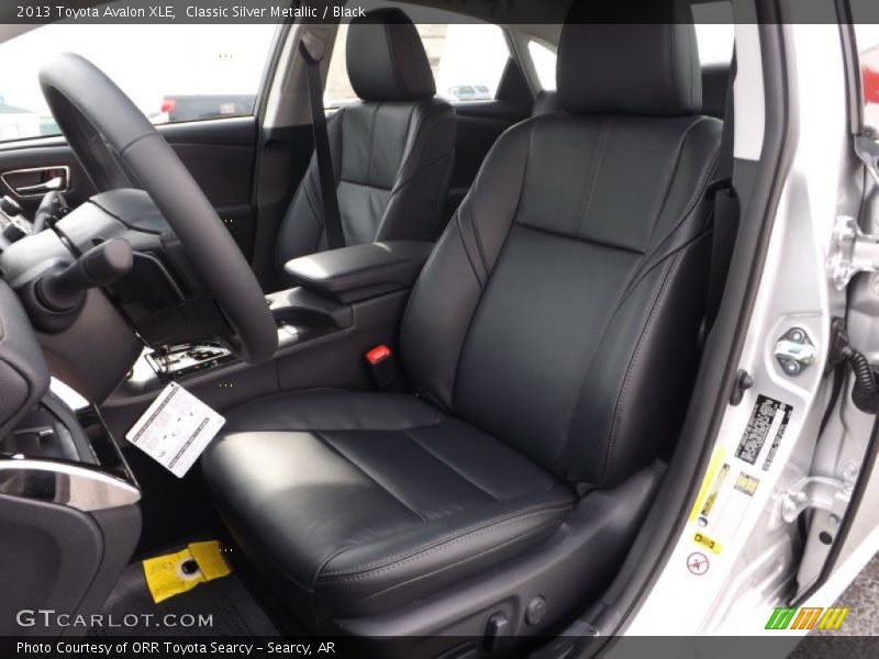 Front Seat of 2013 Avalon XLE