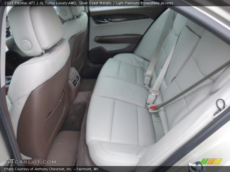 Rear Seat of 2013 ATS 2.0L Turbo Luxury AWD