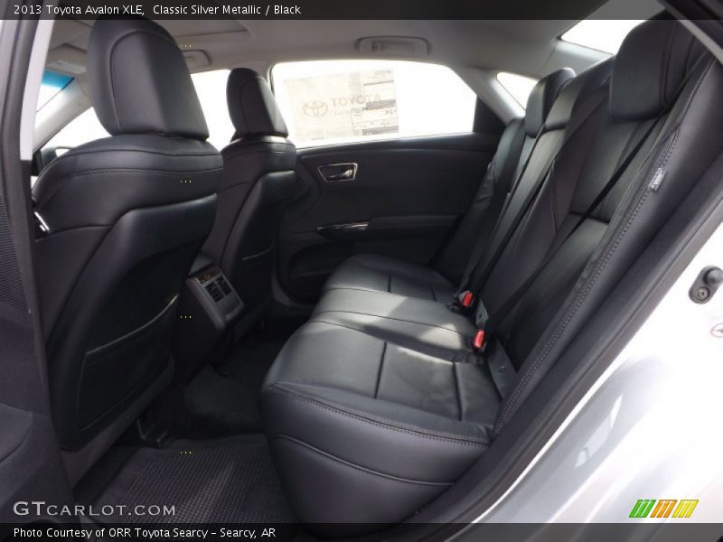 Rear Seat of 2013 Avalon XLE