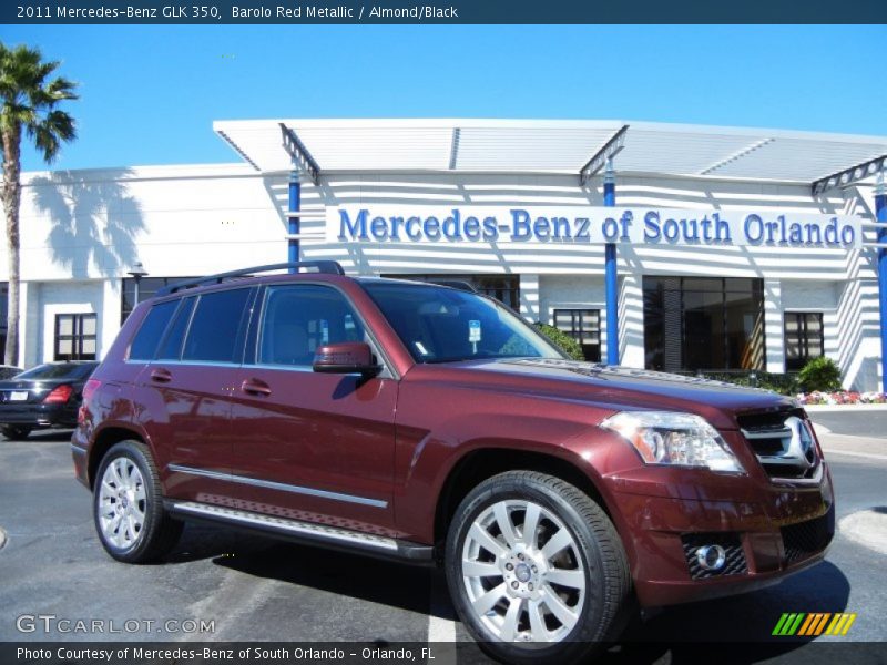 Barolo Red Metallic / Almond/Black 2011 Mercedes-Benz GLK 350