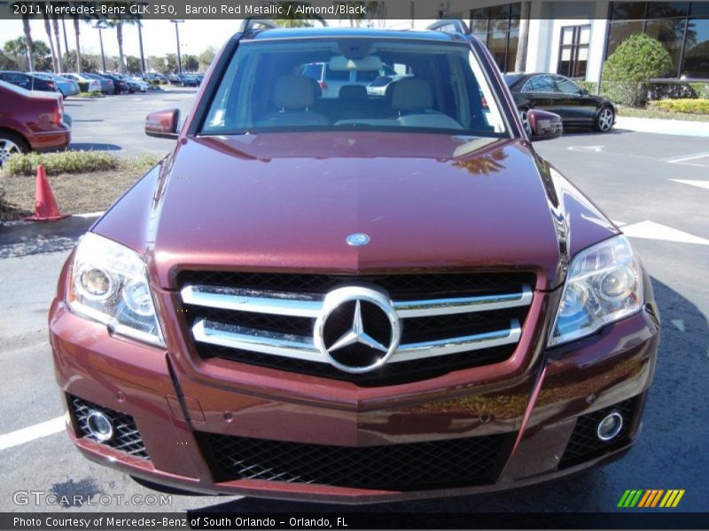 Barolo Red Metallic / Almond/Black 2011 Mercedes-Benz GLK 350