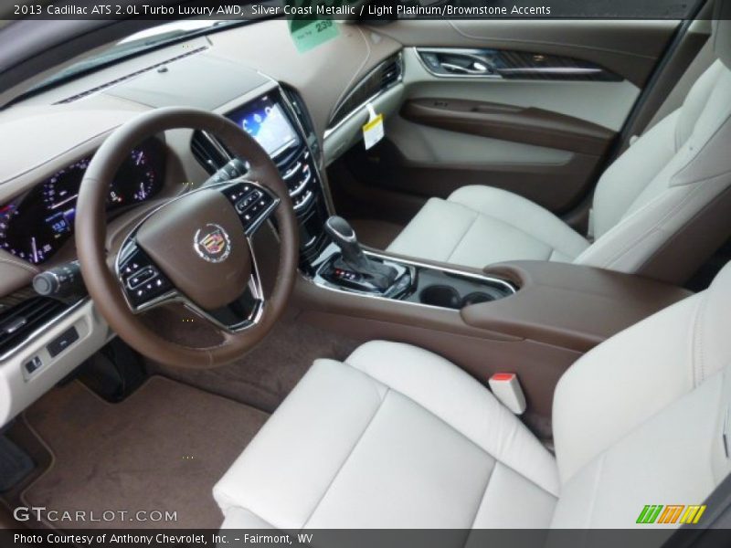 Light Platinum/Brownstone Accents Interior - 2013 ATS 2.0L Turbo Luxury AWD 
