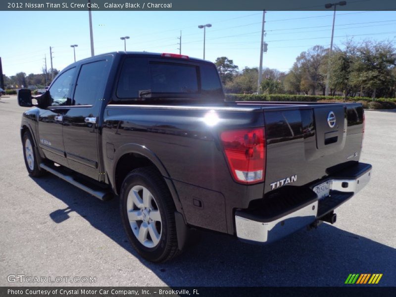 Galaxy Black / Charcoal 2012 Nissan Titan SL Crew Cab
