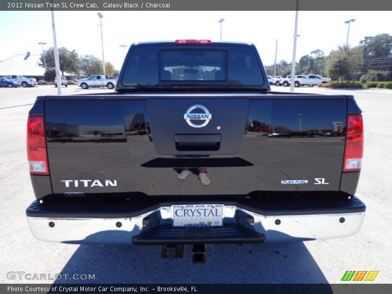 Galaxy Black / Charcoal 2012 Nissan Titan SL Crew Cab
