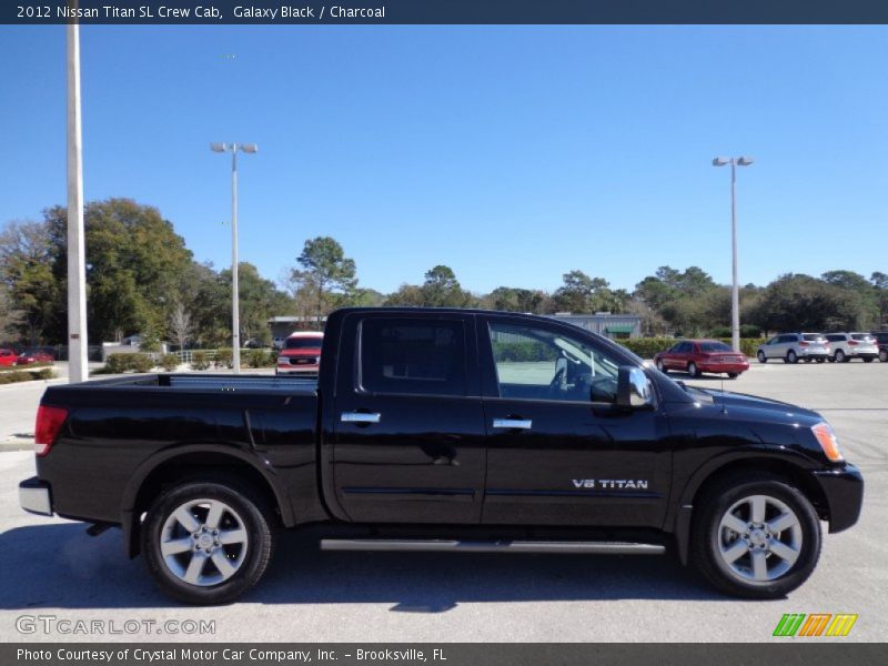 Galaxy Black / Charcoal 2012 Nissan Titan SL Crew Cab