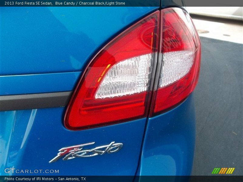 Blue Candy / Charcoal Black/Light Stone 2013 Ford Fiesta SE Sedan