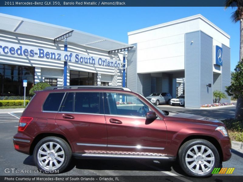 Barolo Red Metallic / Almond/Black 2011 Mercedes-Benz GLK 350