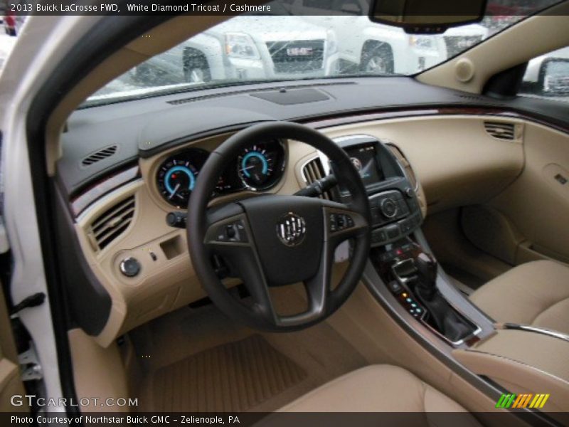 White Diamond Tricoat / Cashmere 2013 Buick LaCrosse FWD