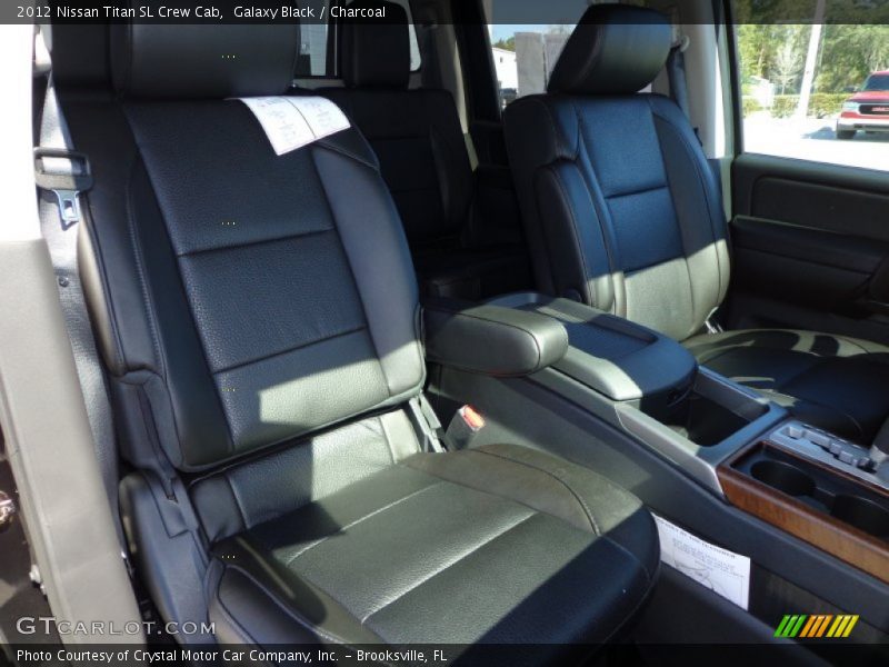 Galaxy Black / Charcoal 2012 Nissan Titan SL Crew Cab