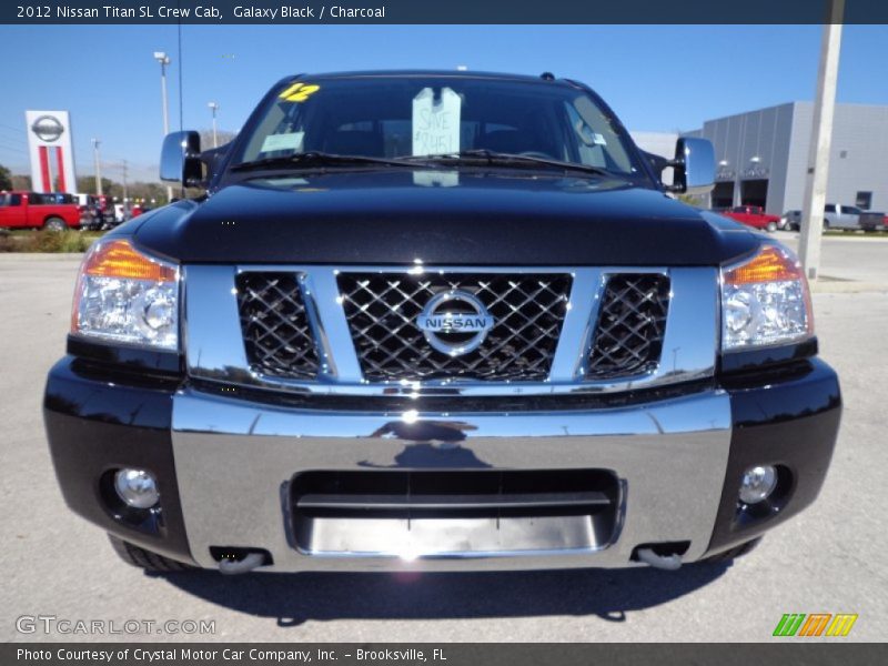 Galaxy Black / Charcoal 2012 Nissan Titan SL Crew Cab