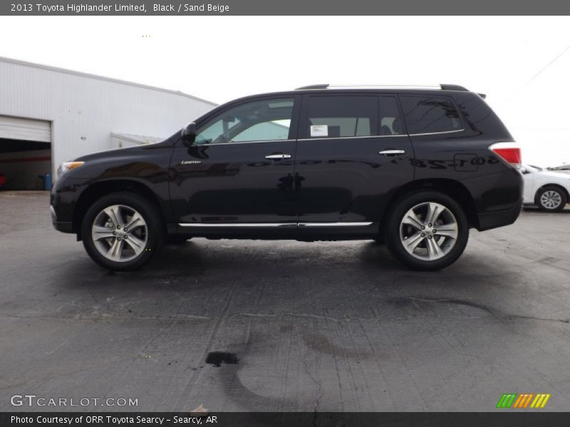 Black / Sand Beige 2013 Toyota Highlander Limited