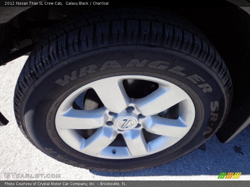 Galaxy Black / Charcoal 2012 Nissan Titan SL Crew Cab