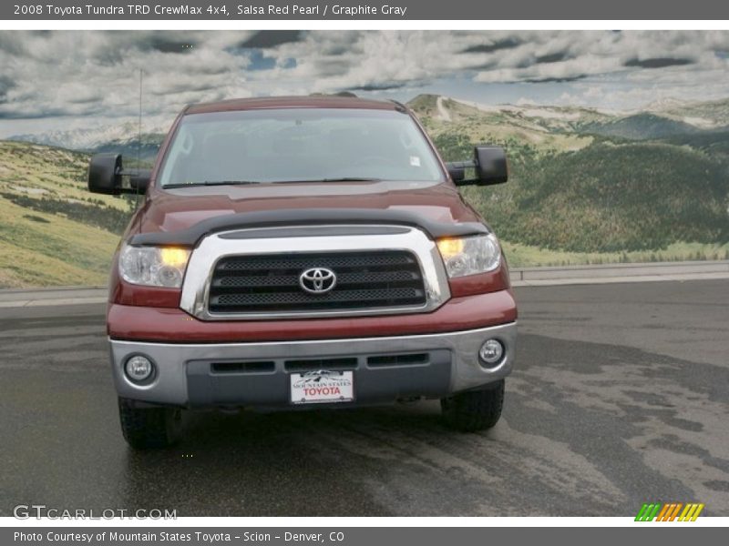 Salsa Red Pearl / Graphite Gray 2008 Toyota Tundra TRD CrewMax 4x4
