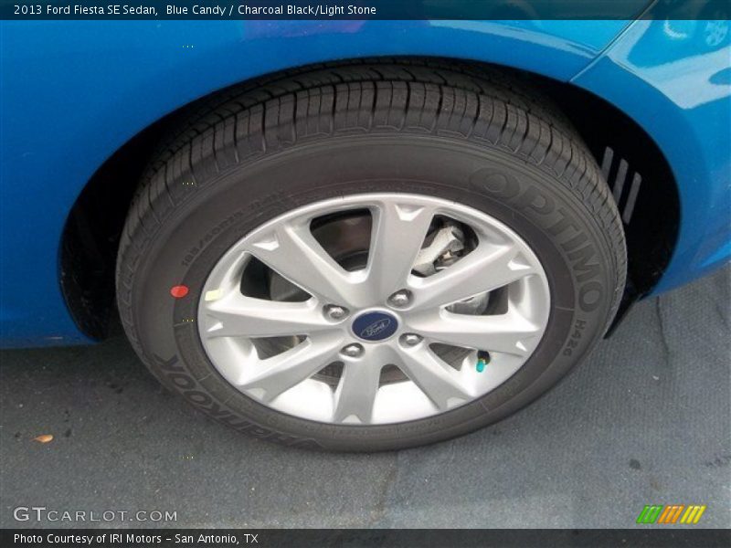 Blue Candy / Charcoal Black/Light Stone 2013 Ford Fiesta SE Sedan