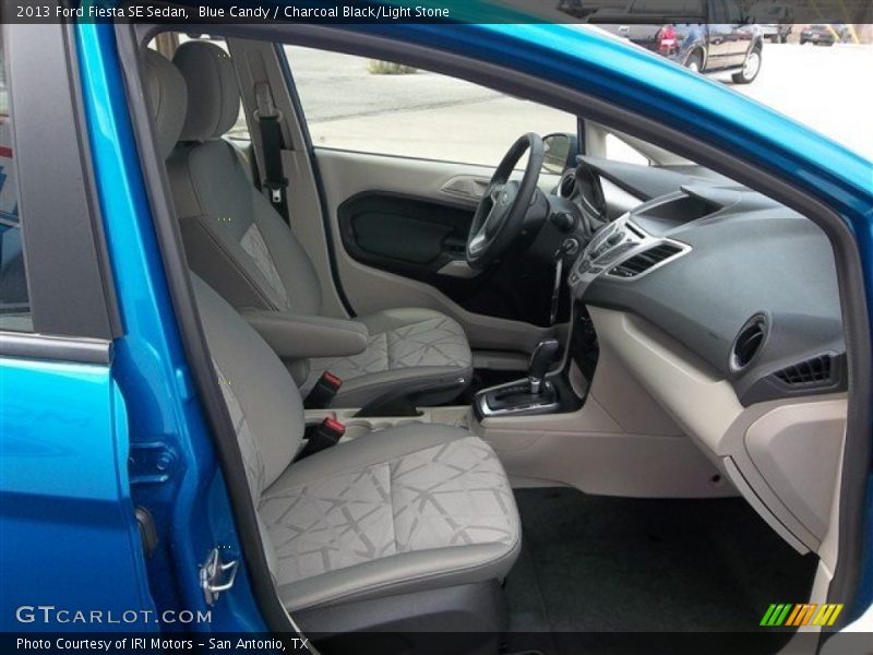 Blue Candy / Charcoal Black/Light Stone 2013 Ford Fiesta SE Sedan