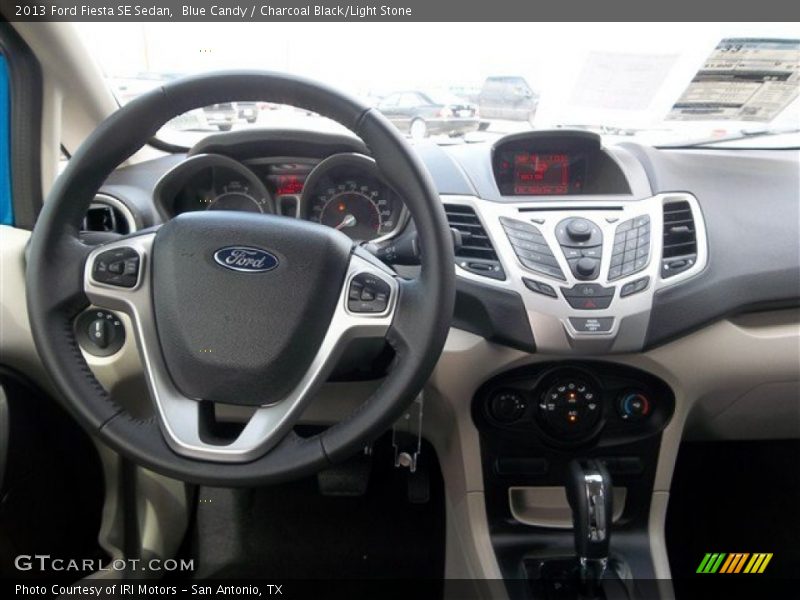 Blue Candy / Charcoal Black/Light Stone 2013 Ford Fiesta SE Sedan