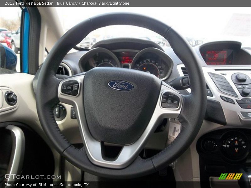 Blue Candy / Charcoal Black/Light Stone 2013 Ford Fiesta SE Sedan