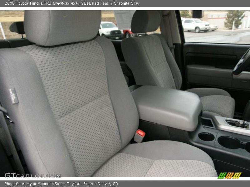 Salsa Red Pearl / Graphite Gray 2008 Toyota Tundra TRD CrewMax 4x4