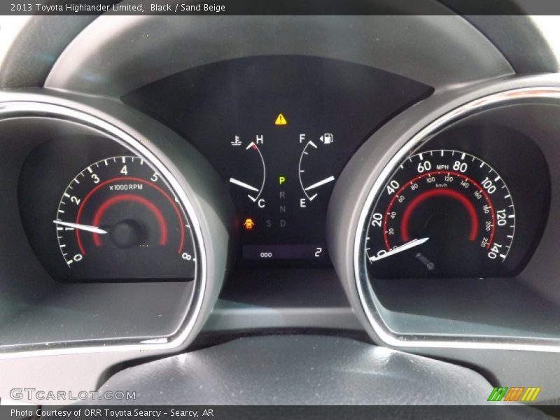 Black / Sand Beige 2013 Toyota Highlander Limited