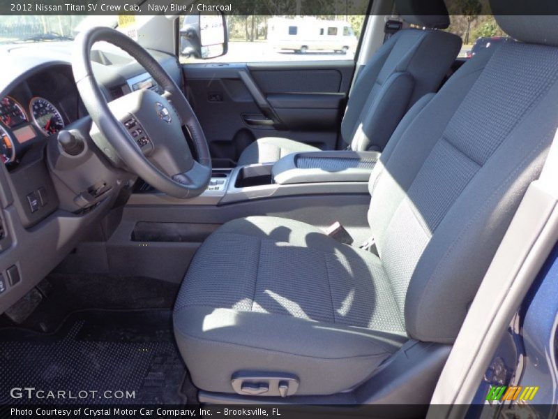 Navy Blue / Charcoal 2012 Nissan Titan SV Crew Cab