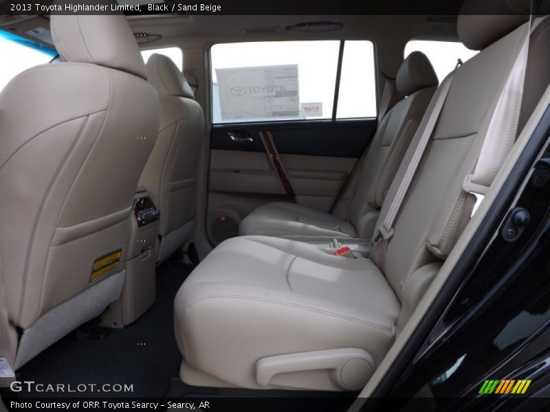 Black / Sand Beige 2013 Toyota Highlander Limited