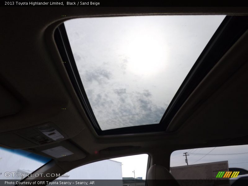 Black / Sand Beige 2013 Toyota Highlander Limited